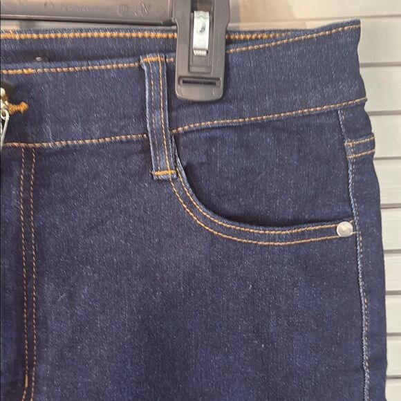 Fashion Nova Blue Jean Shorts High-Waisted Cuffed - Picture 10 of 11